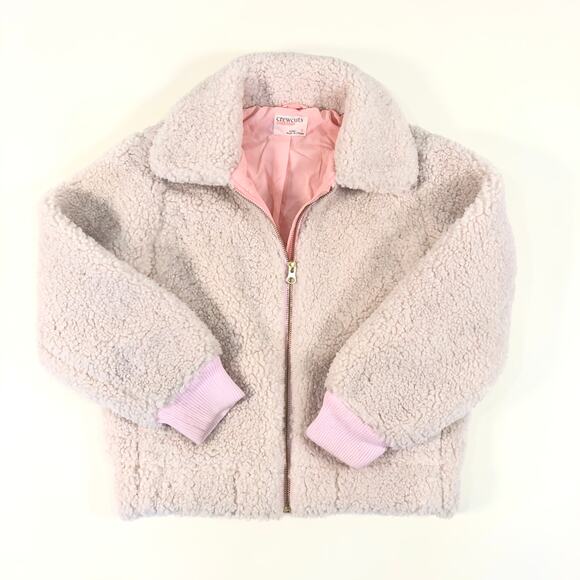 CREWCUTS GIRLS SHERPA JACKET SIZE 8 - Picture 1 of 5